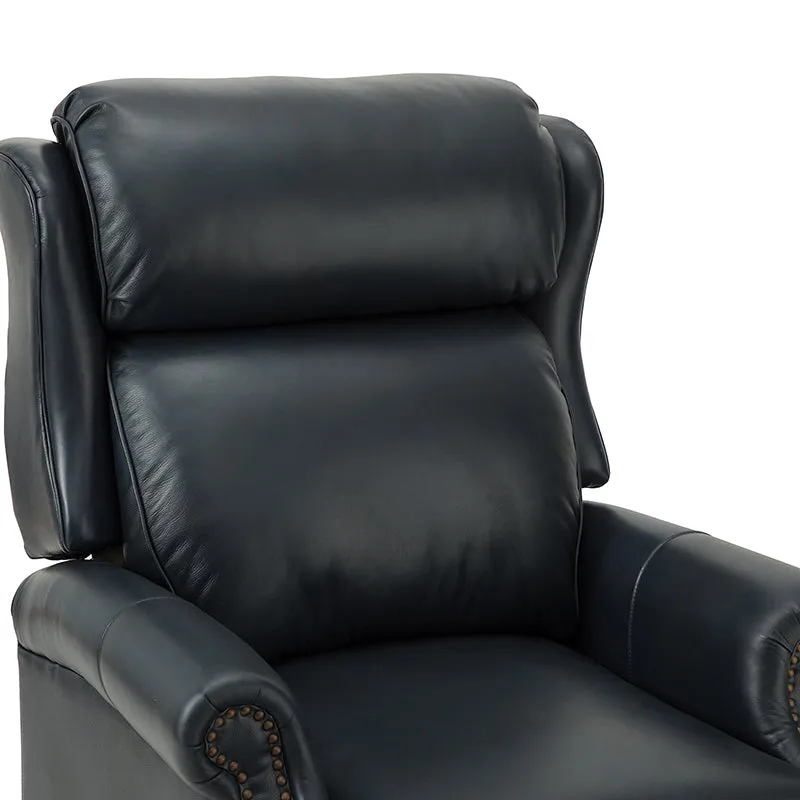 Lucina Genuine Leather Manual Recliner