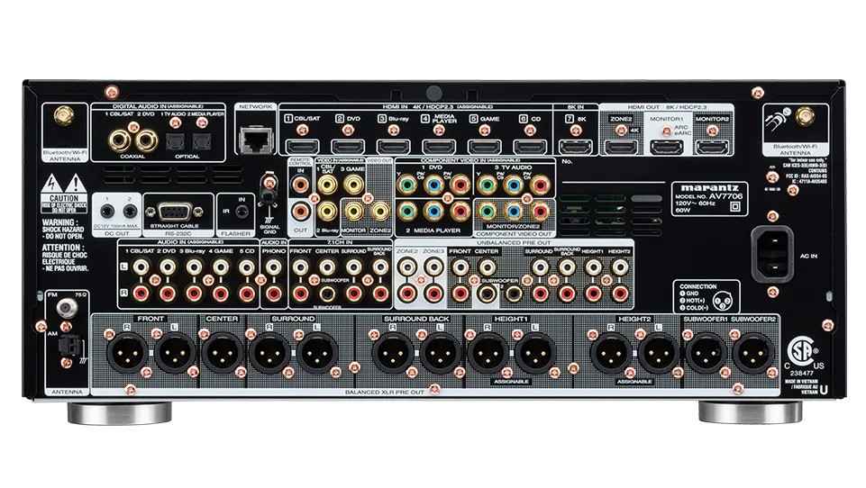 Marantz AV7706 11.2 Channel 8K Ultra HD AV Surround Pre-Amplifier Store Demo