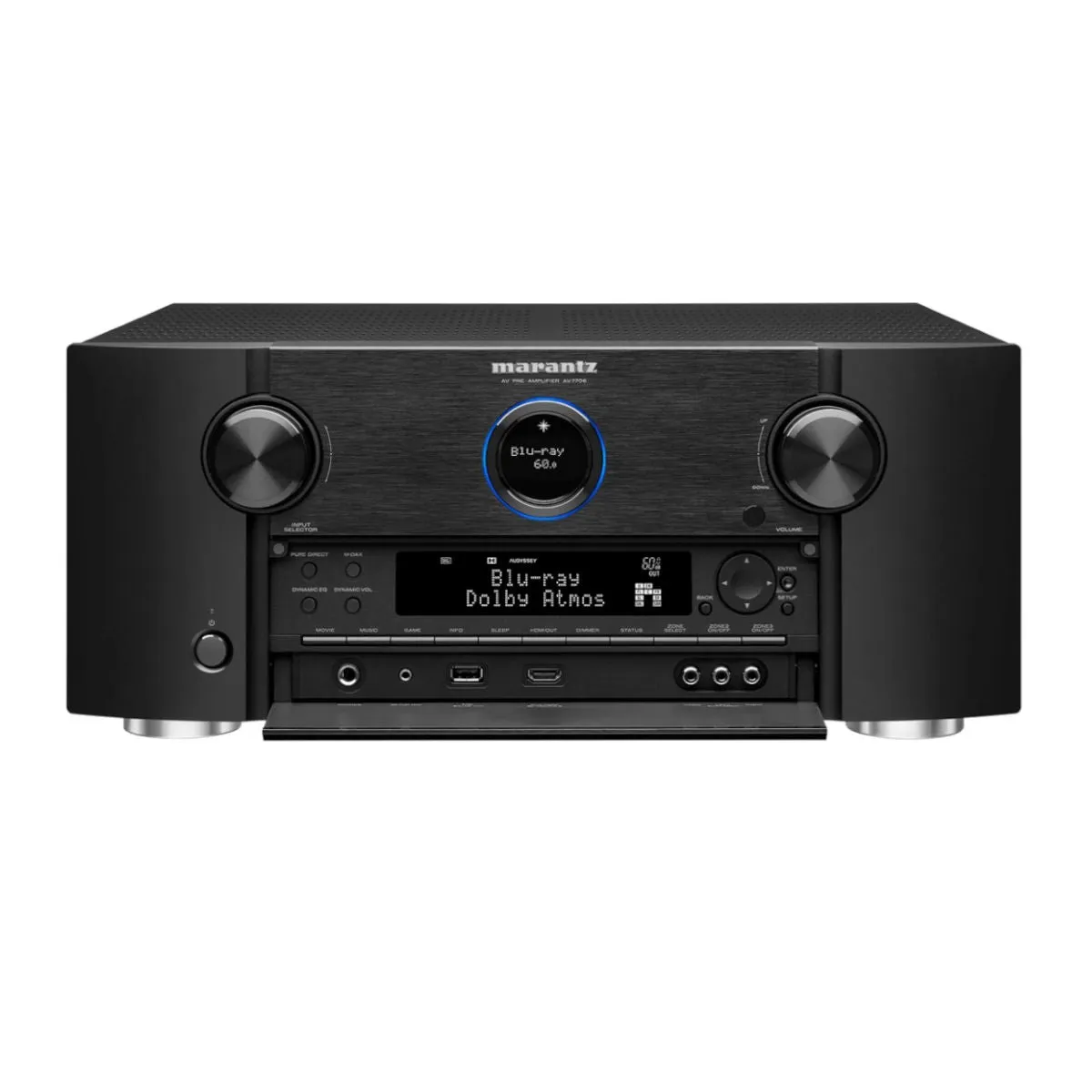 Marantz AV7706 11.2Ch 8K Ultra HD AV Surround Pre-Amplifier with HEOS Built-in