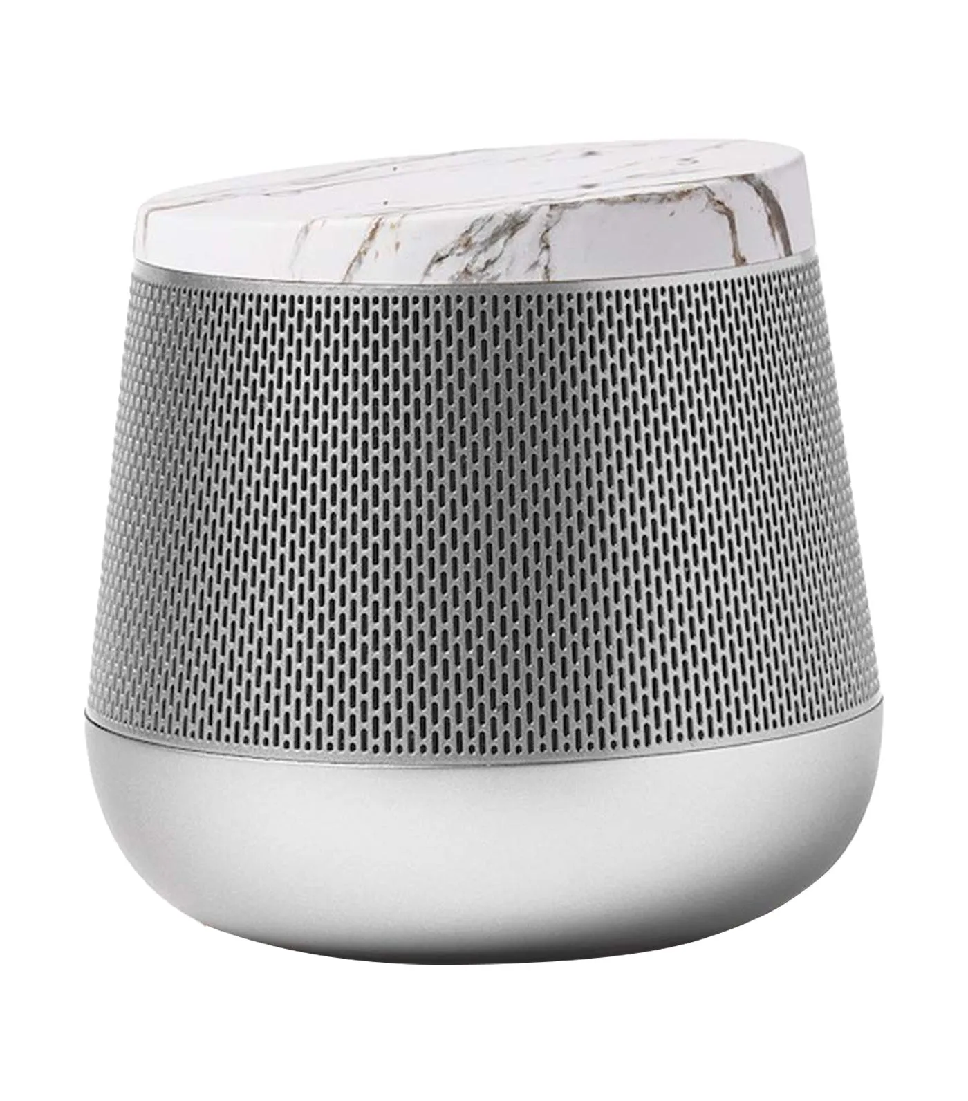 Miami Sound Bluetooth Speaker White Marble and Aluminum