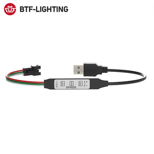 Mini WS2812B WS2811 Controller for Pixel LED Strip Light USB 3 4 Key SP621E Music Bluetooth APP DC5V-24V