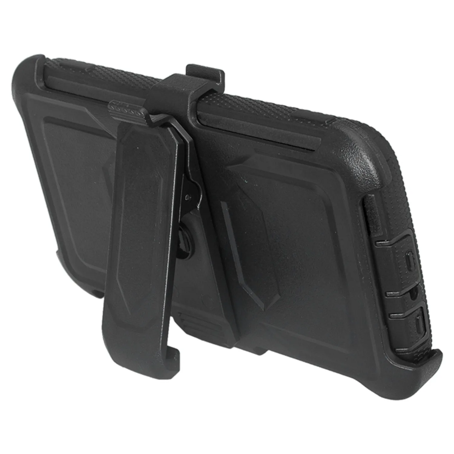 Motorola Moto G5 Plus Case, Triple Protection 3-1 w/ Built in Screen Protector Heavy Duty Holster Shell Combo Case for Moto G5 Plus - Black