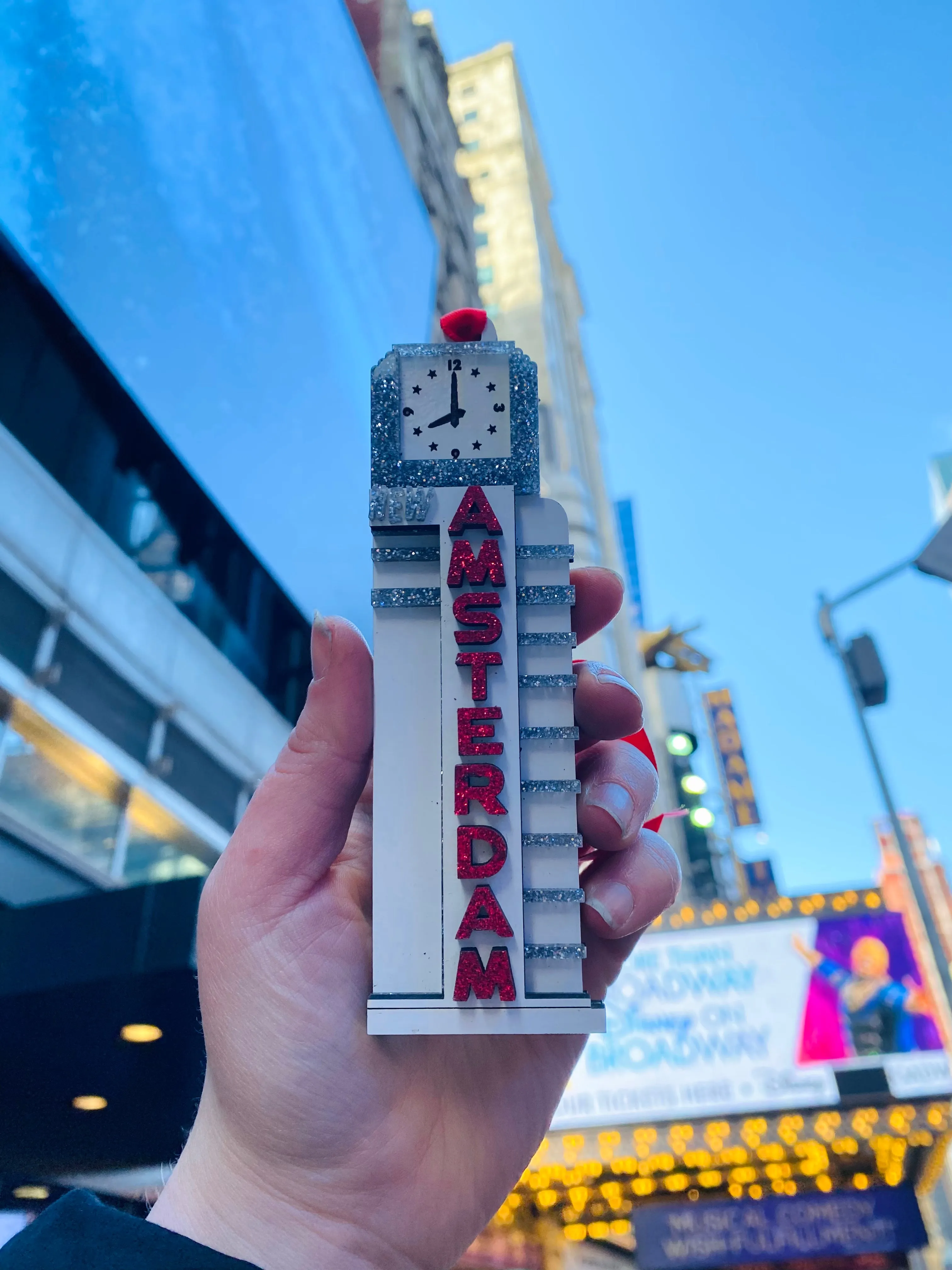 New Amsterdam Theatre Marquee Ornament (2021 Collection)