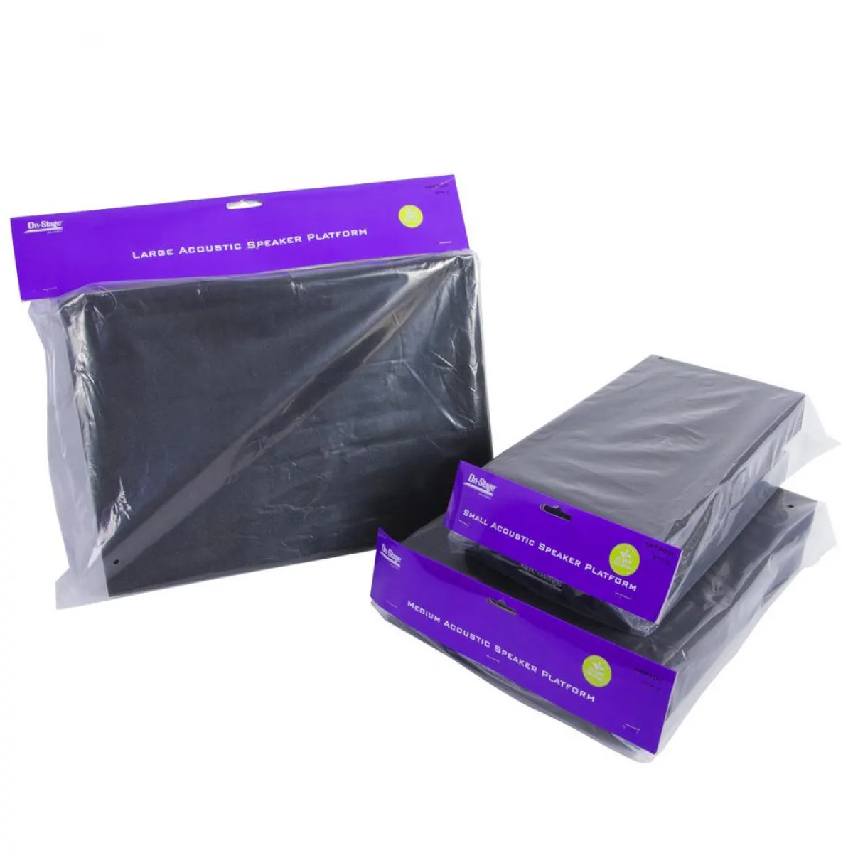 On-Stage ASP3011 Foam Speaker Platforms, Medium