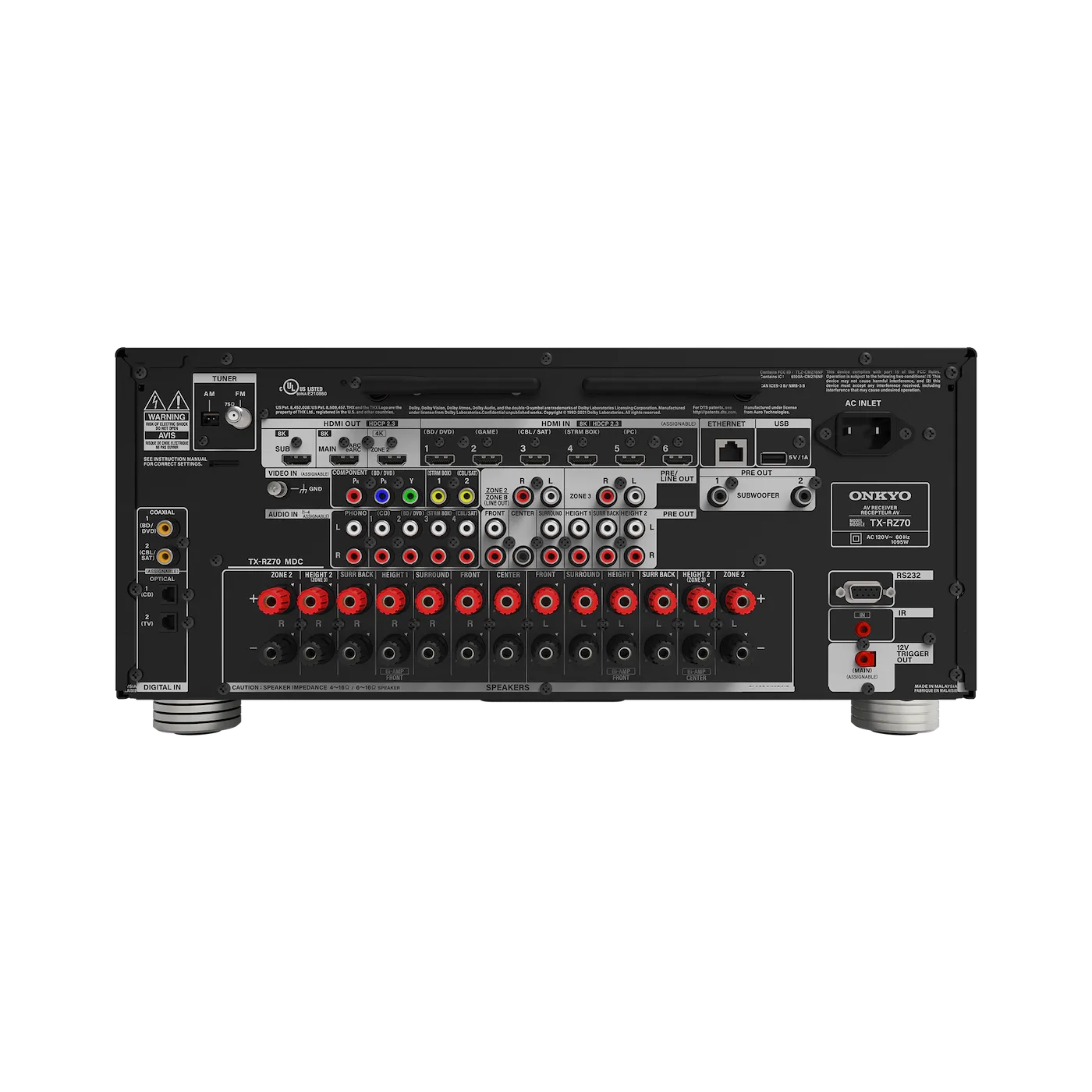 Onkyo TX-RZ70 11.2 Channel THX Certified A/V Receiver