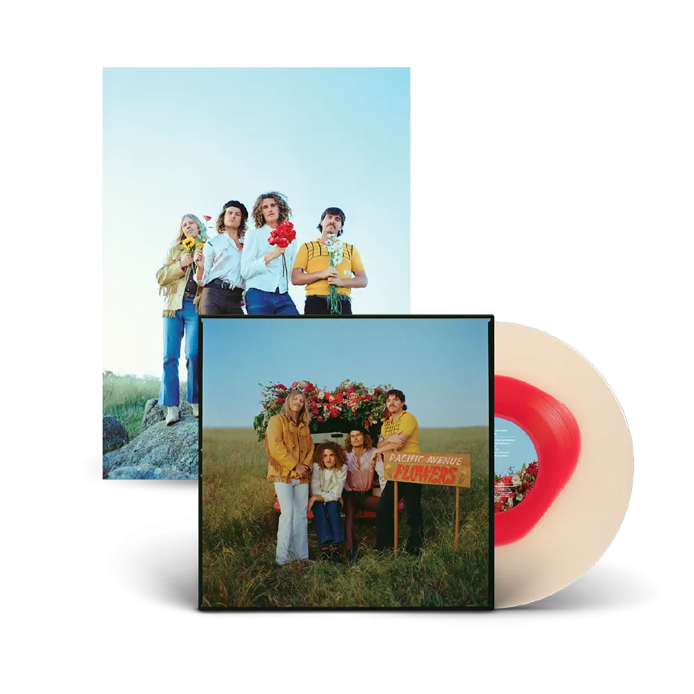 Pacific Avenue / Flowers LP Limited Edition White & Red Vinyl