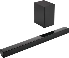 Panasonic SCHTB150EBK 2.1ch Compact Sound Bar With Wireless Subwoofer - Black