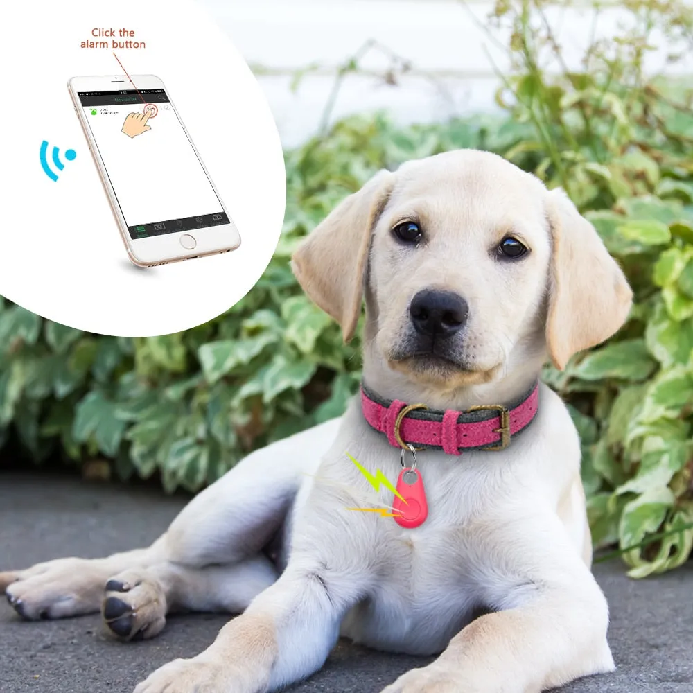Pet Smart GPS Tracker Mini Anti-Lost Waterproof Bluetooth Locator Tracer For Pet Dog Cat Kids Car Wallet Key Collar Accessories, dog accessories