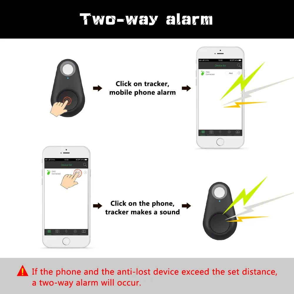 Pet Smart GPS Tracker Mini Anti-Lost Waterproof Bluetooth Locator Tracer For Pet Dog Cat Kids Car Wallet Key Collar Accessories, dog accessories