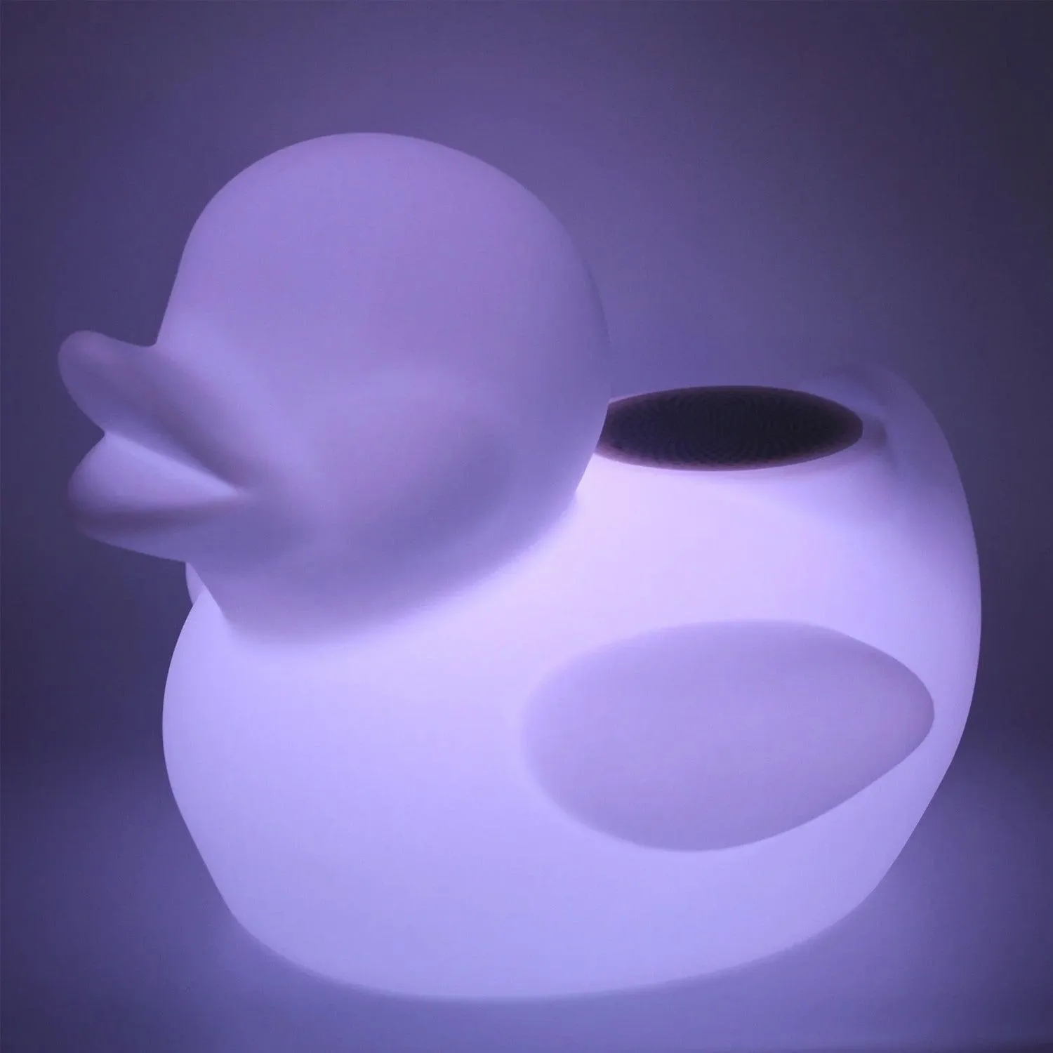 Peyton Vibrant Floating Duck LED Bluetooth Speaker - White, RGB Warm White, PL0229