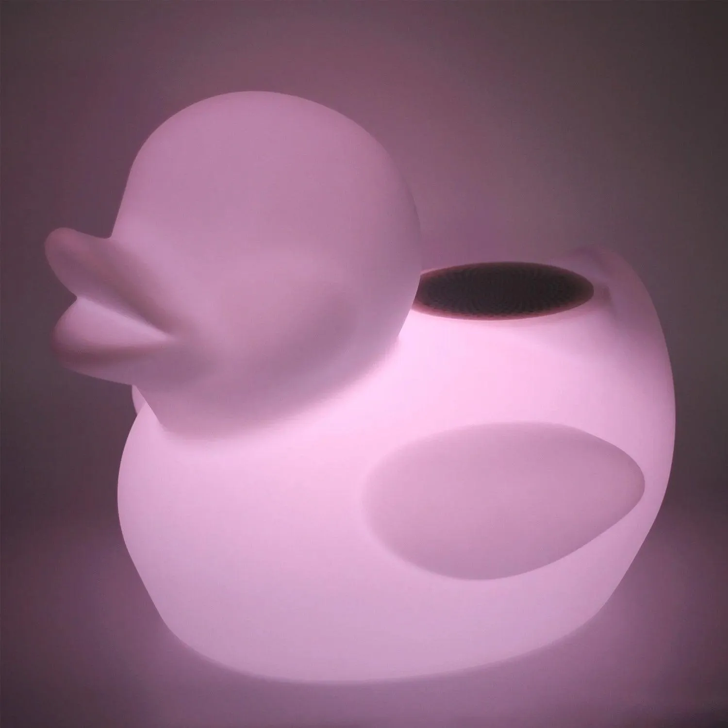 Peyton Vibrant Floating Duck LED Bluetooth Speaker - White, RGB Warm White, PL0229