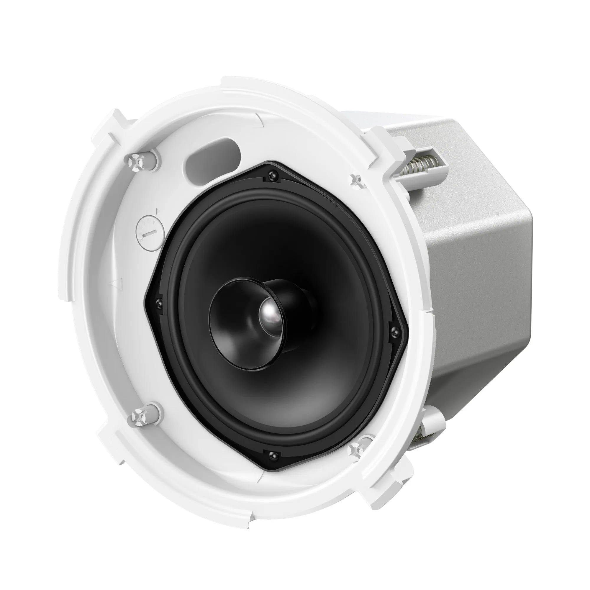 Pioneer Pro Audio 6.5” Ceiling Speaker, Home Theater Audio Amplifier Studio Speakers - White Grill