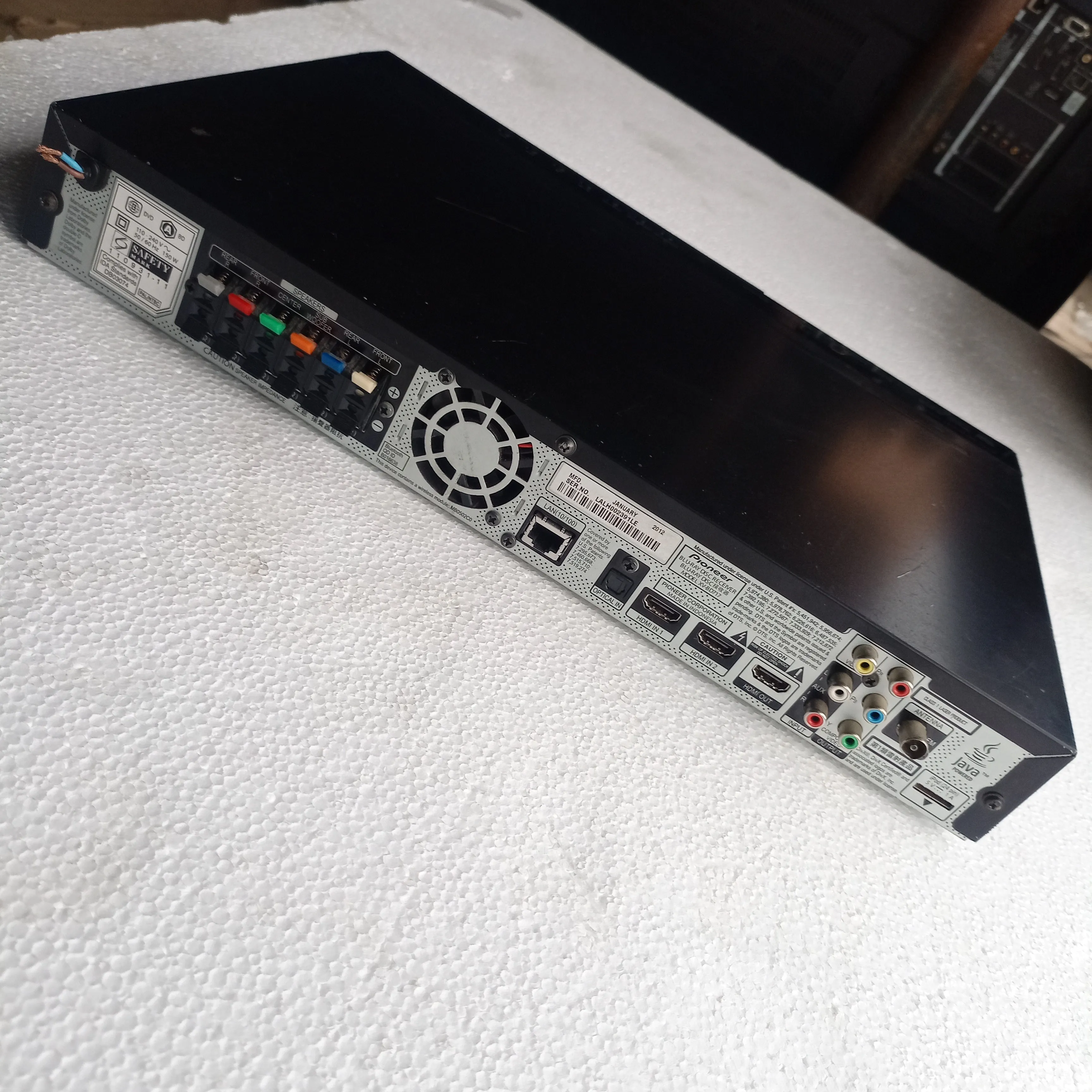 Used Pioneer XV-BD707 5.1Ch Home Theater Set with 1000Watts, Bluetooth, 3D Blu-Ray DVD, USB, FM, Optical, Aux - London