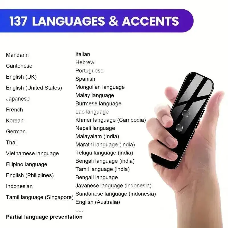 Portable Two-Way Instant Translator