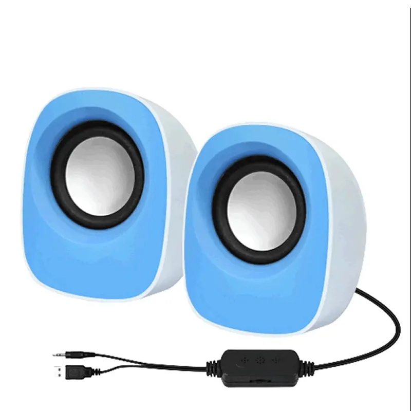 Portable Wired USB 2.0 Computer Speakers-E-002