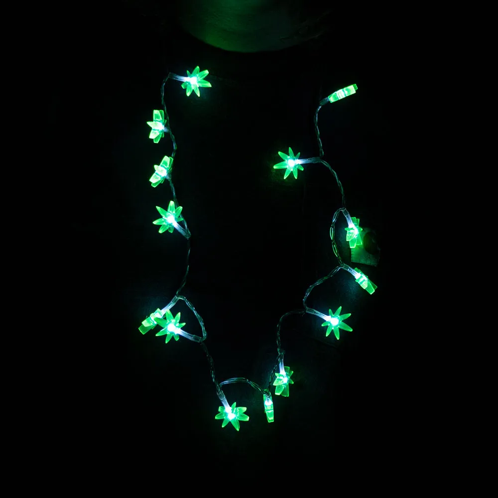 Pulsar LED Pot Leaf Necklace