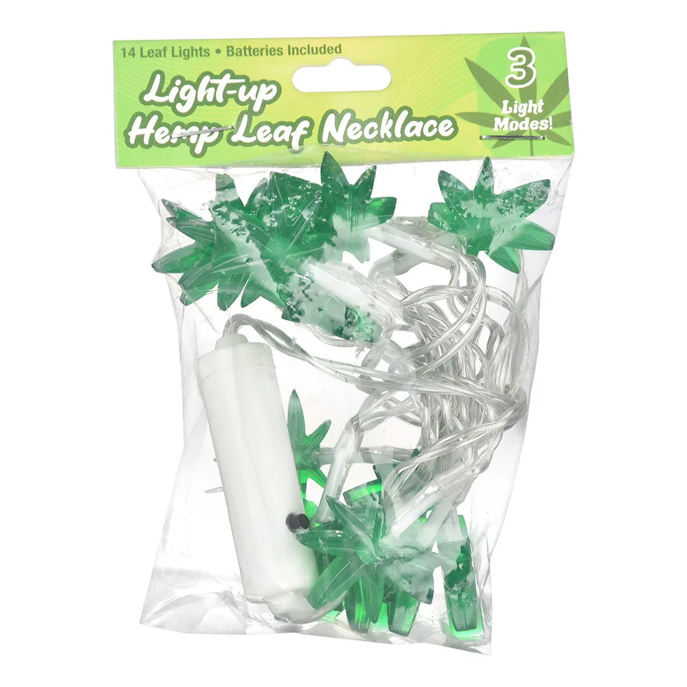 Pulsar LED Pot Leaf Necklace