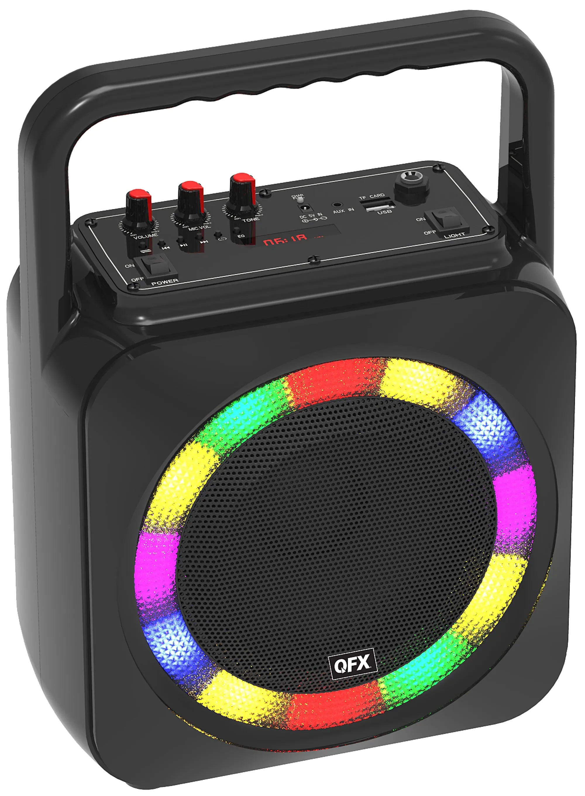 QFX BT-2002 - 6.5" Speaker Portable Party - Bluetooth - Rechargeable