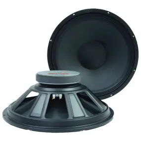 Quake 15" - 8 Ohm Steel Frame Speaker Driver (Pair)