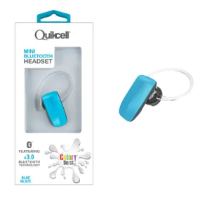 QUICKCELL MINI BLUETOOTH BLUE BLAZE HEADSET