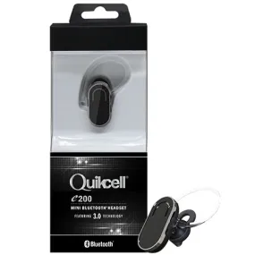 QUIKCELL E200 BLACK MINI 3.0 BLUETOOTH HEADSET