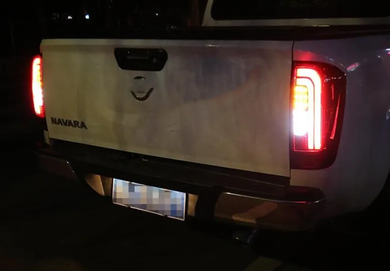 Rear LED  LIGHTS Nissan Np300 2015-2019Led -KNIGHT RIDER DESIGN