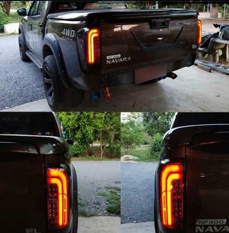 Rear LED  LIGHTS Nissan Np300 2015-2019Led -KNIGHT RIDER DESIGN