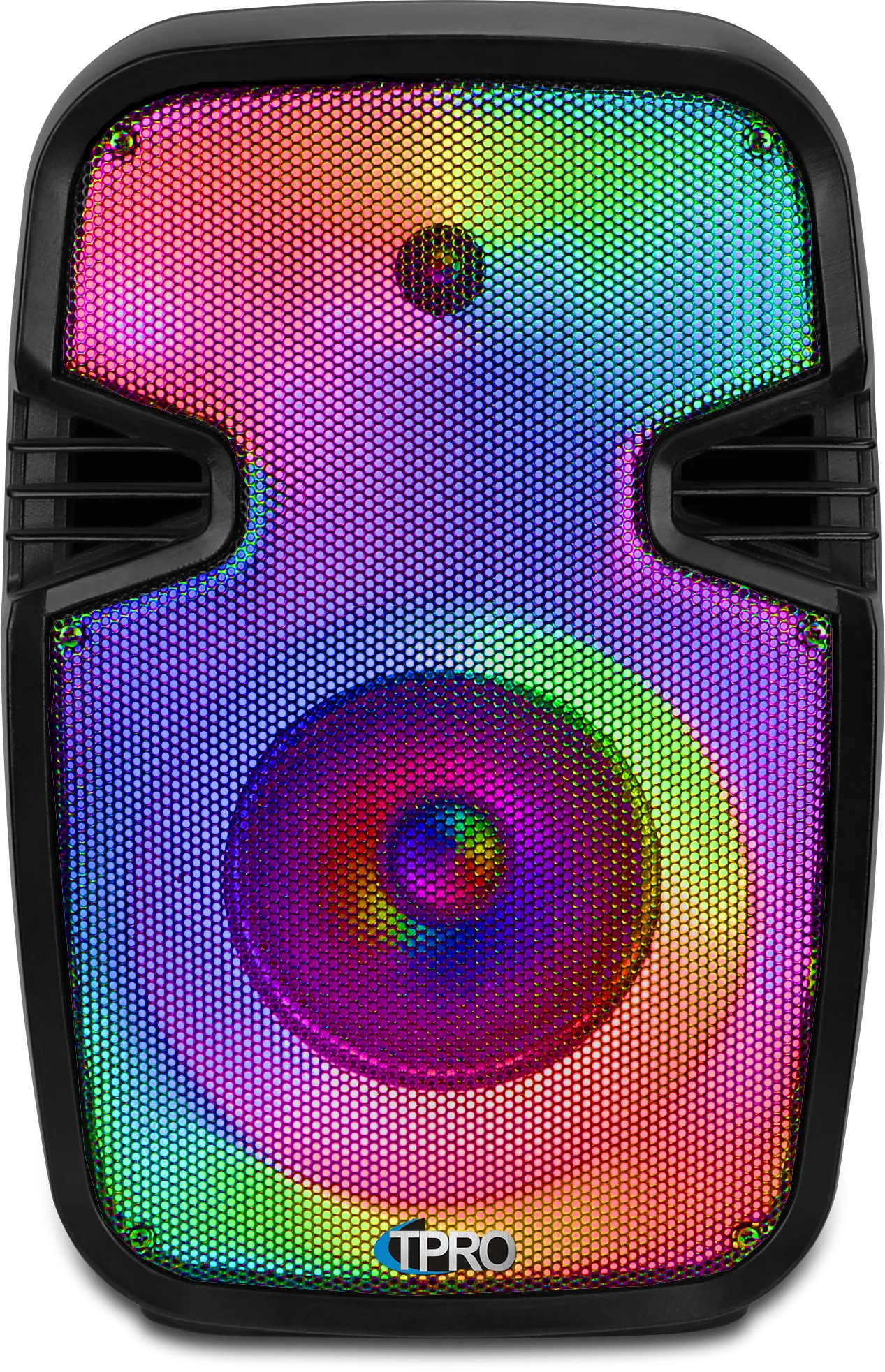 Rechargeable 8" Two Way Bluetooth Loudspeaker with LED Glow Wall