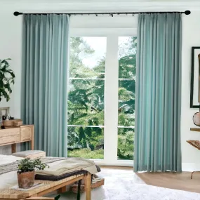 Renee Chenille Striped Blackout Thermal Curtain