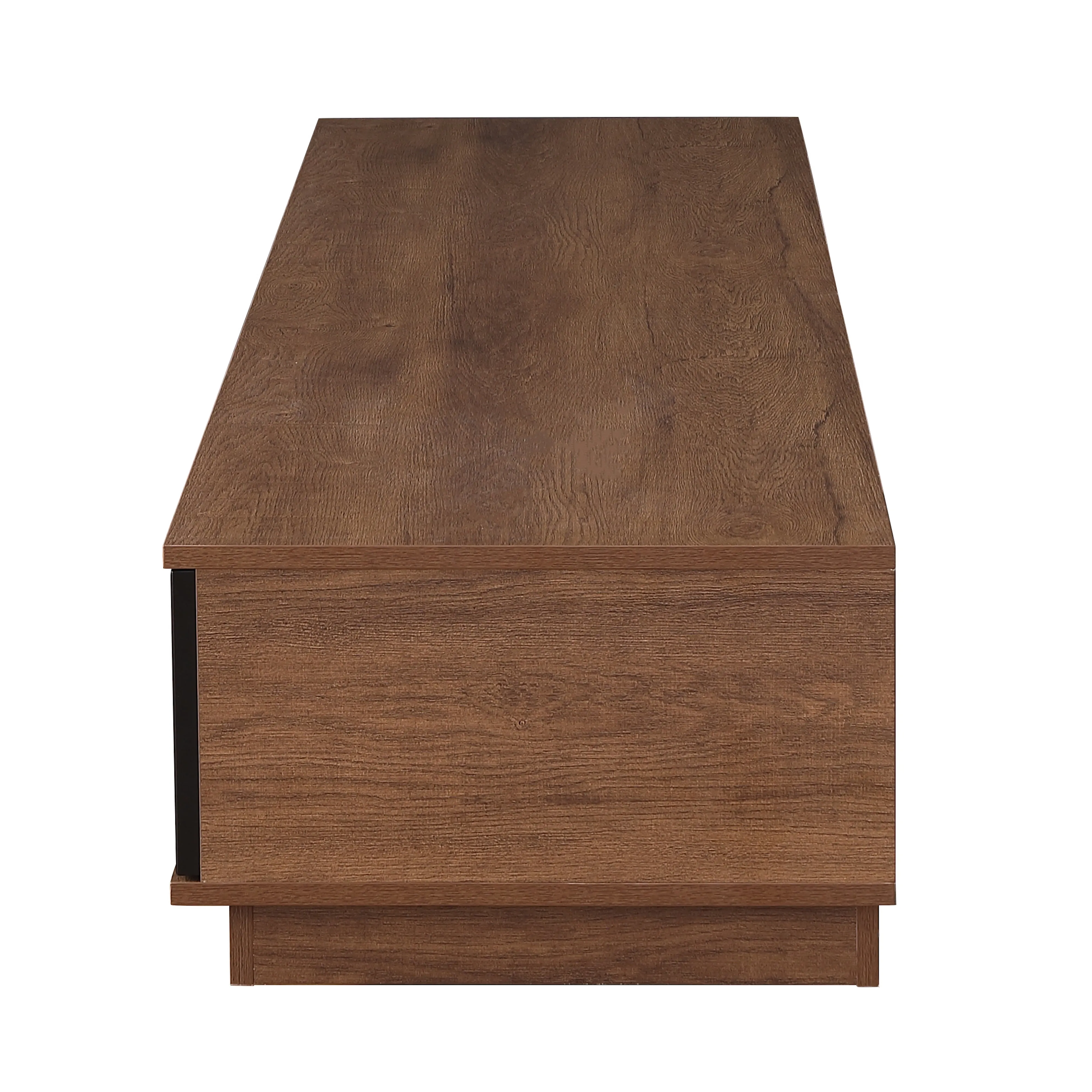 Rio Entertainment Center, TV Cabinet, Entertainment Unit 2200mm Low Line, Dark Oak by Taurs