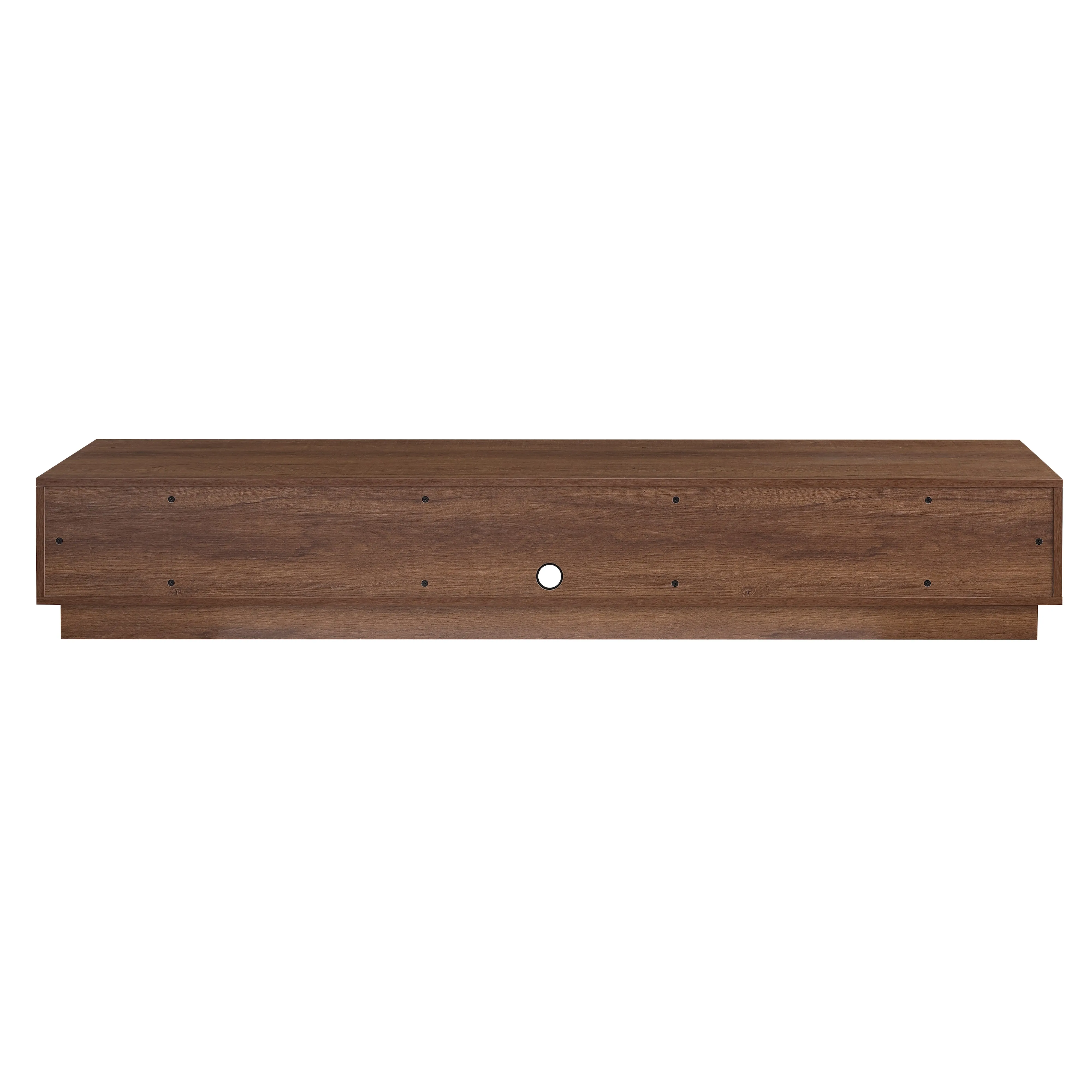 Rio Entertainment Center, TV Cabinet, Entertainment Unit 2200mm Low Line, Dark Oak by Taurs