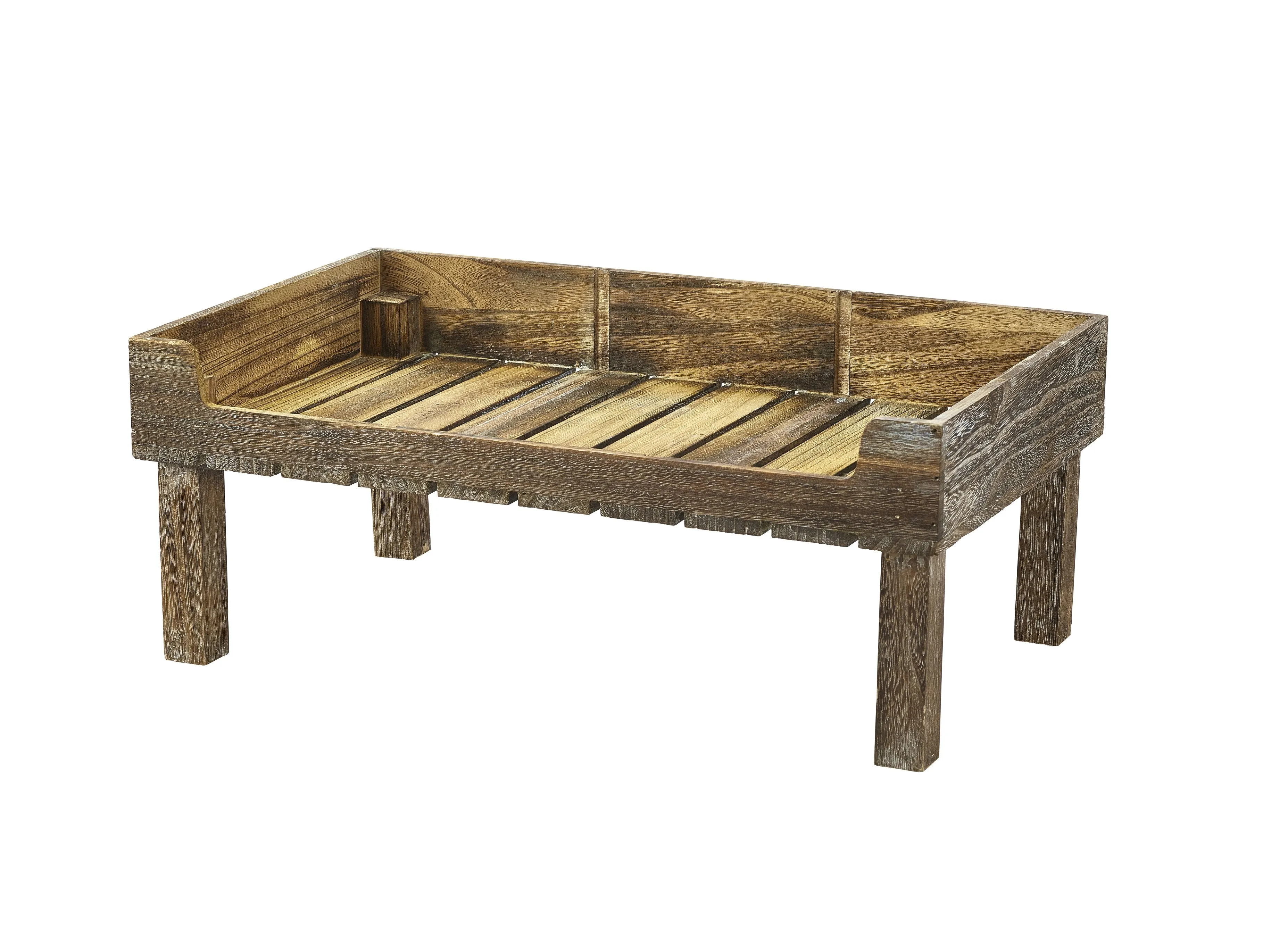 Rustic Wooden Display Crate Stand