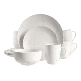 Safdie & Co. Dinnerset 16PC Coupe Speckle