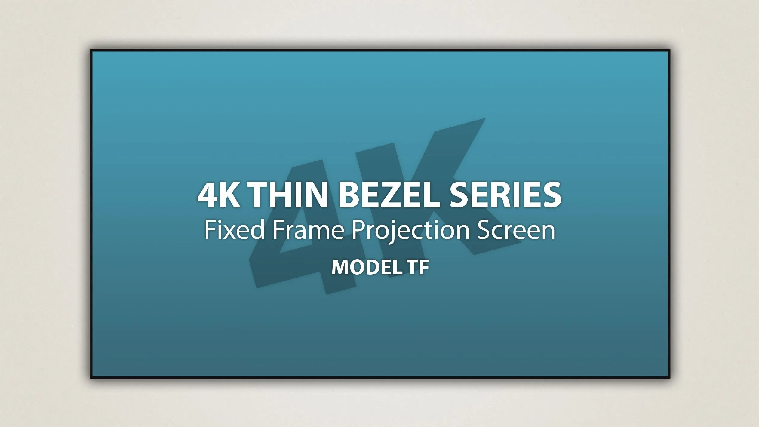 Severtson Screens Thin Bezel Series Fixed Frame 175" (152.5" x 85.5") HDTV [16:9] TF1691753D