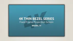 Severtson Screens Thin Bezel Series Fixed Frame 175" (152.5" x 85.5") HDTV [16:9] TF1691753D