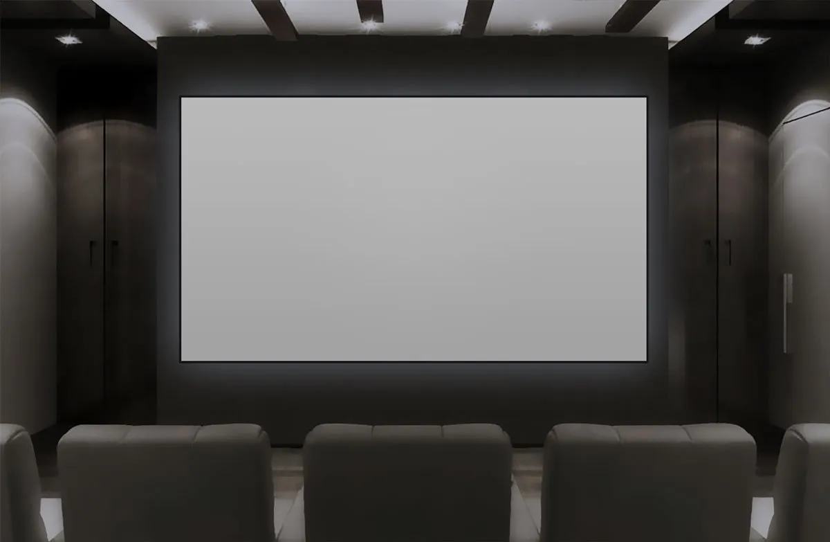 Severtson Screens Thin Bezel Series Fixed Frame 175" (152.5" x 85.5") HDTV [16:9] TF1691753D