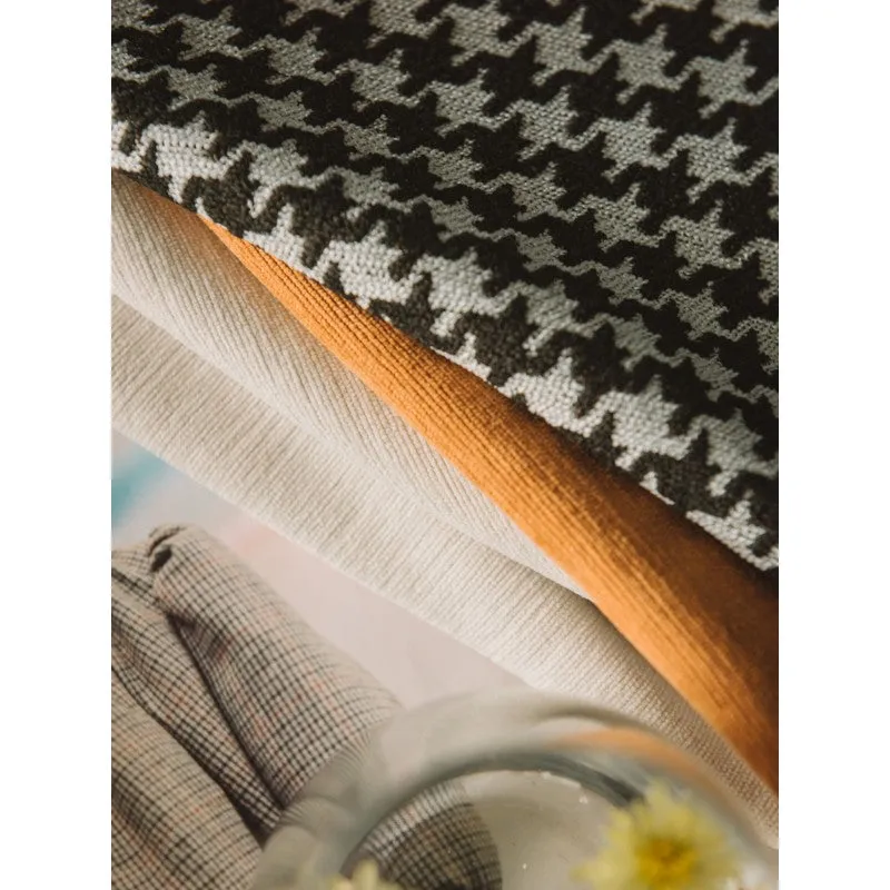 Simone Color Blocking Chenille Jacquard Blackout Custom Curtain