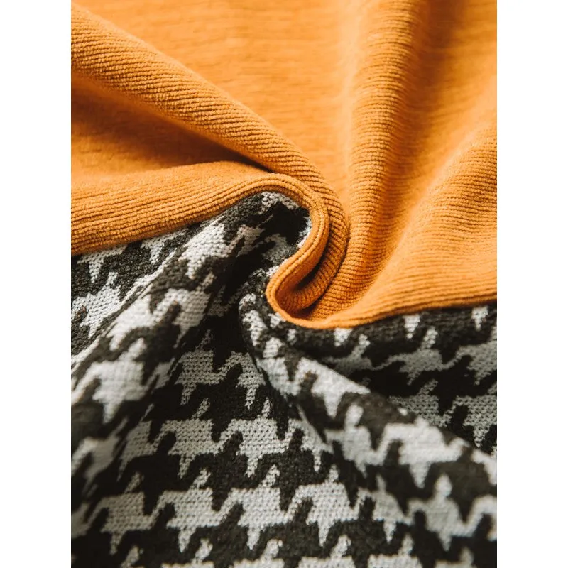 Simone Color Blocking Chenille Jacquard Blackout Custom Curtain