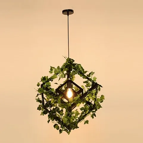 Small fresh plants, flowers, music, restaurant, barbecue, creative industry, wind and clear bar, decorative chandeliers