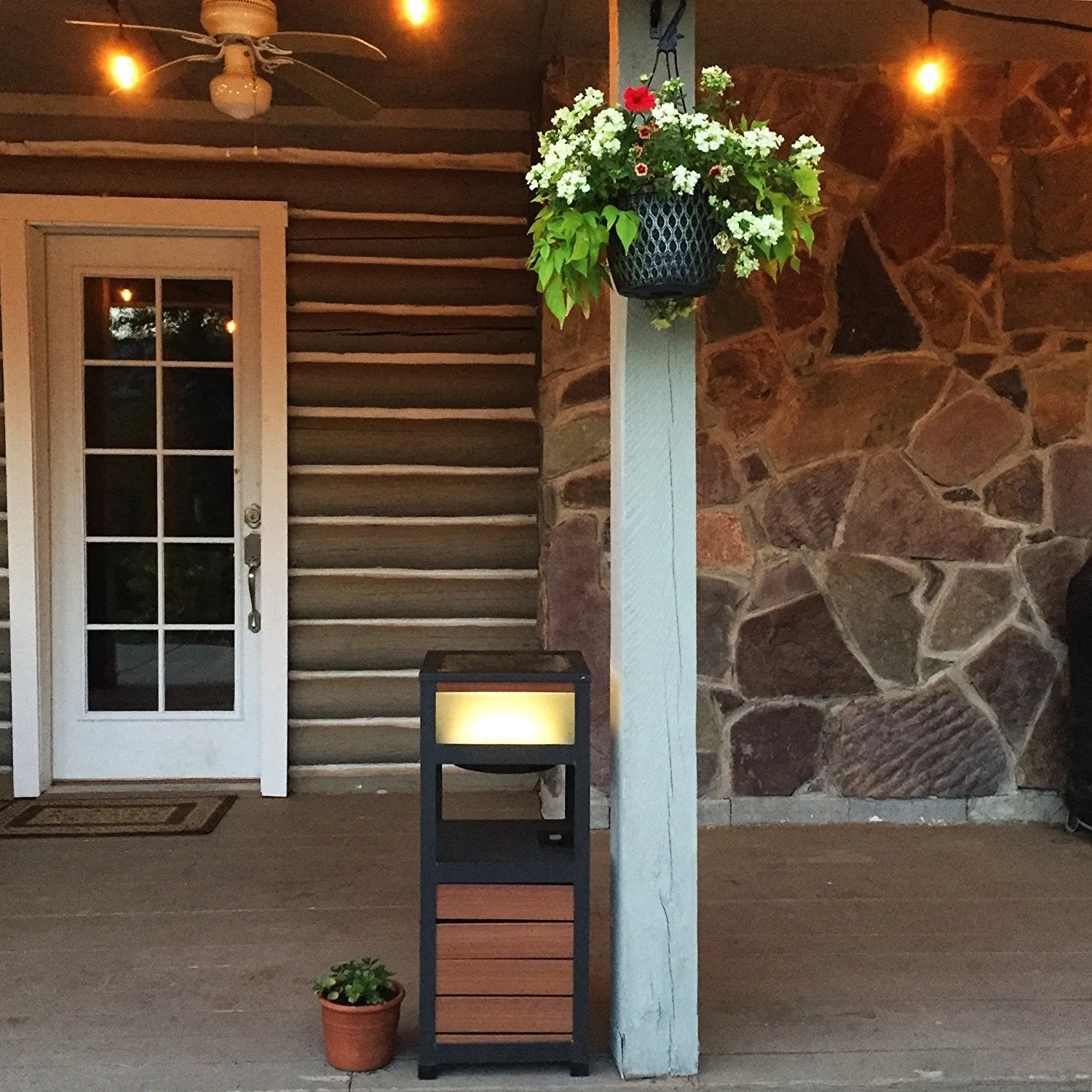 SOLAR POWERED OUTDOOR SPEAKER , BLUETOOTH PATIO SPEAKER AND ITS A TABLE - PORTICO SOLAR SOUND BY FRESHETECH
