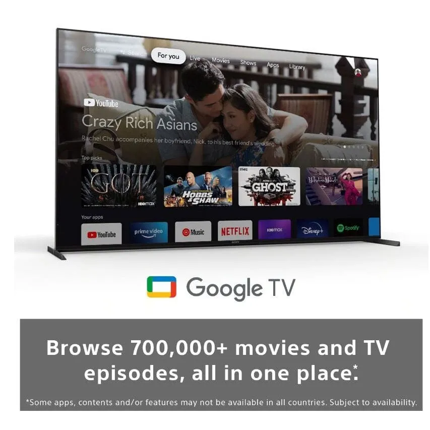 Sony Bravia XR XR85X95JU (2021) LED HDR 4K Ultra HD Smart Google TV, 85 inch with Freeview HD-Freesat HD & Dolby Atmos, Black