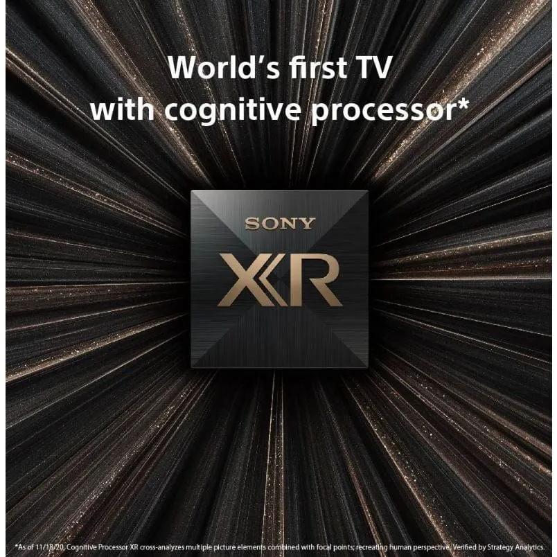 Sony Bravia XR XR85X95JU (2021) LED HDR 4K Ultra HD Smart Google TV, 85 inch with Freeview HD-Freesat HD & Dolby Atmos, Black