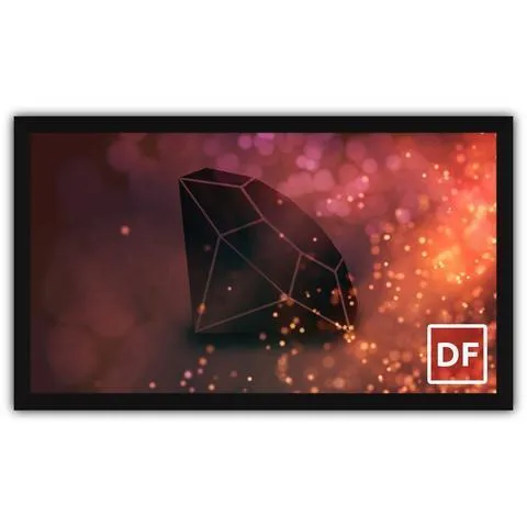 Stevertson Screens Deluxe Fixed Frame Series 189" (174.5" x 74.0") CinemaScope [2.35:1] DF2351893D