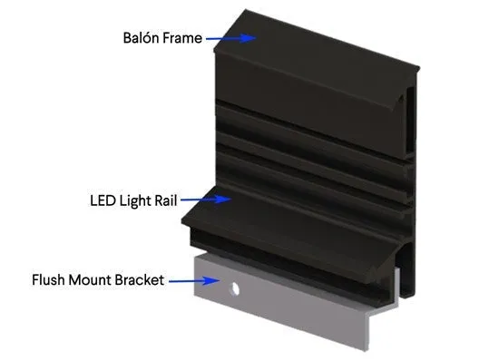 Stewart Filmscreen Balón Fixed Frame 180" (88.25x157) 16:9 (HDTV) BALG3E180HFHG5FLMX