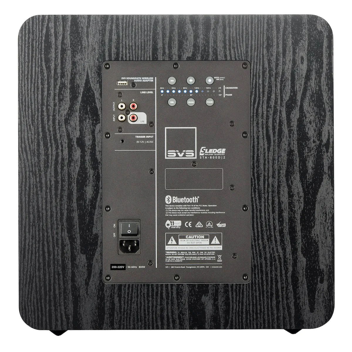SVS Sound SB-3000 - Subwoofer - Black Ash