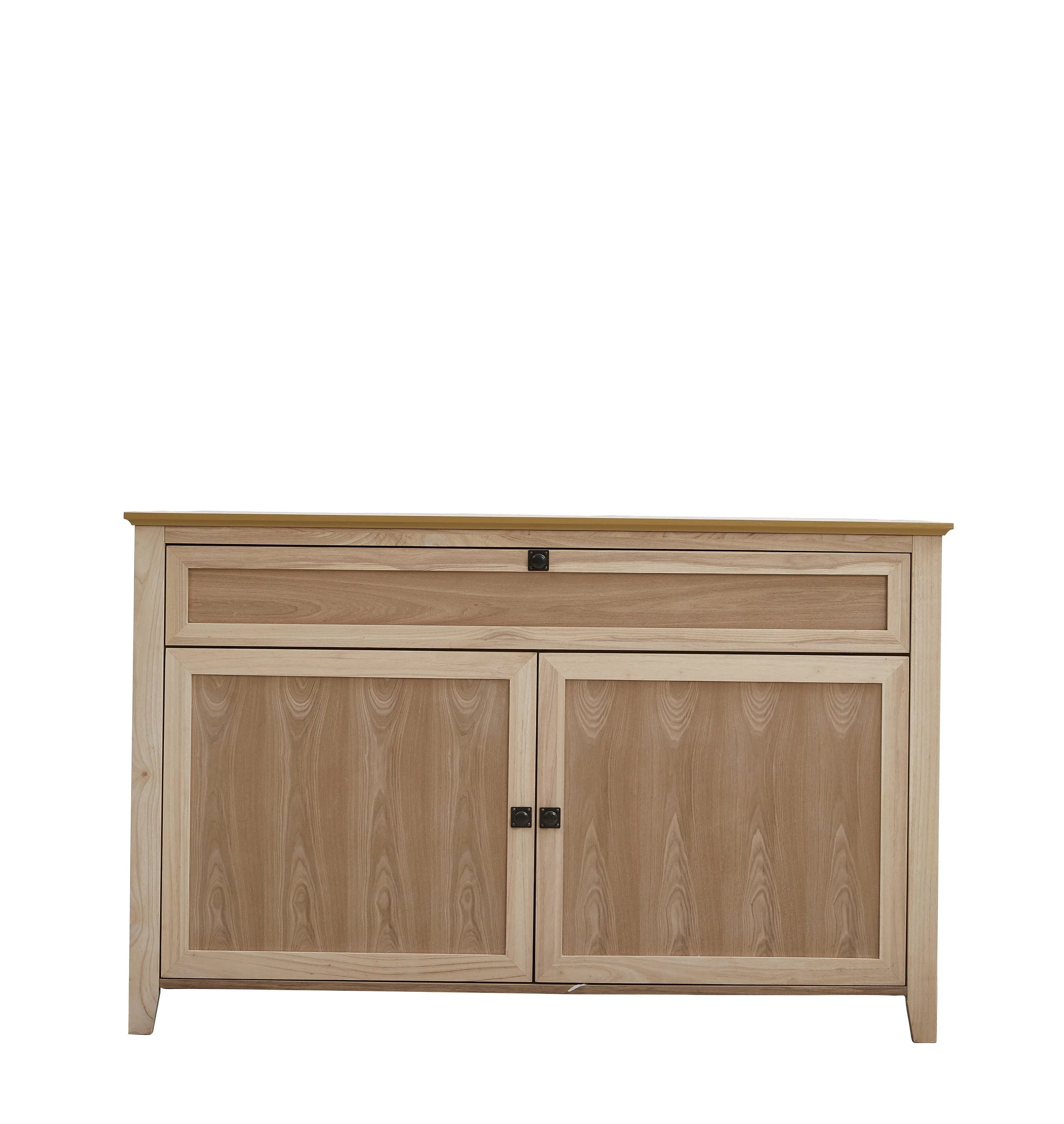 The Claymont Unfinished 70163 Smart TV Lift Cabinet for 65 Inch Flat screen TVs
