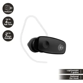 UNIVERSAL HYPERGEAR V360 BLACK BLUETOOTH HEADSET