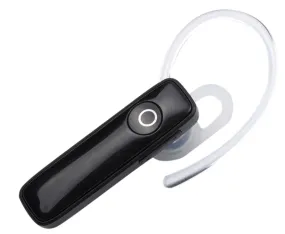 UNIVERSAL V4.0 MINI BLUETOOTH BLACK MUSIC STREAM HEADSET WITH EAR PIECE ADAPTER