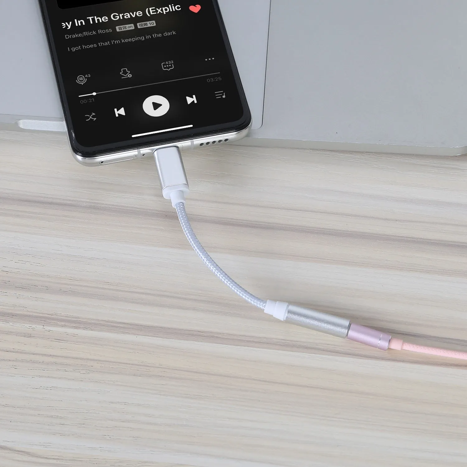 USB-C Type C Adapter Port to 3 .5mm Aux Audio Jack