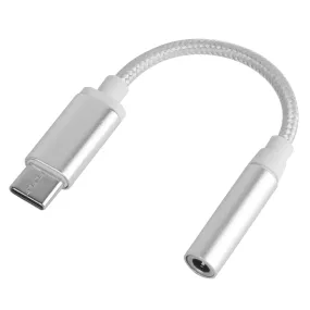 USB-C Type C Adapter Port to 3 .5mm Aux Audio Jack